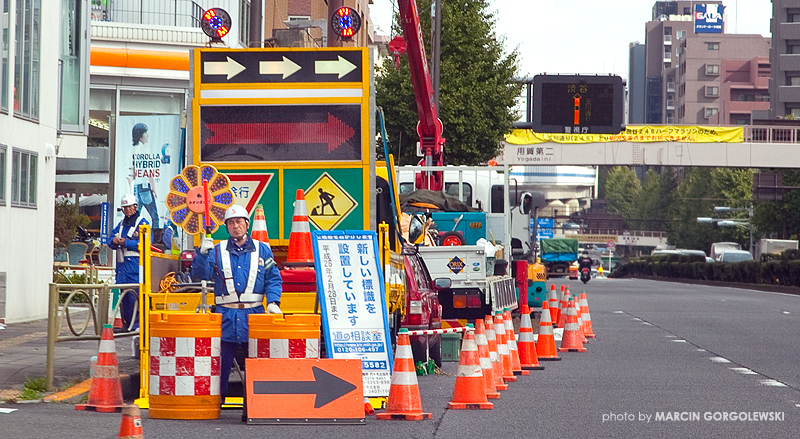 roboty drogowe,japonia